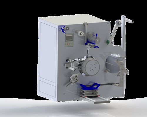 Máy quấn dây đai PET tự động hoàn toàn với màng bọc tích hợp