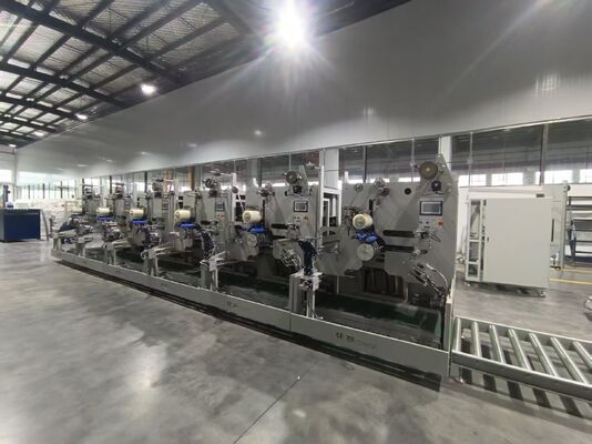 6 đơn vị cuộn độc lập, thả xuống, chạy bằng servo đi qua 300m/min