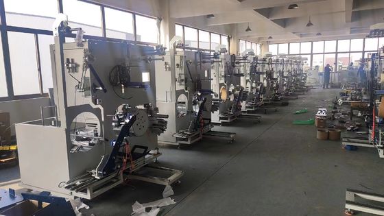 Đường dẫn đẩy dây đai PET hoàn toàn tự động PLC điều khiển máy cuộn dây phun nhựa