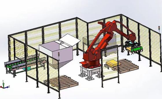 Bao bì điện robot và thiết bị phalet hóa tốc độ cao với các pallet xếp chồng