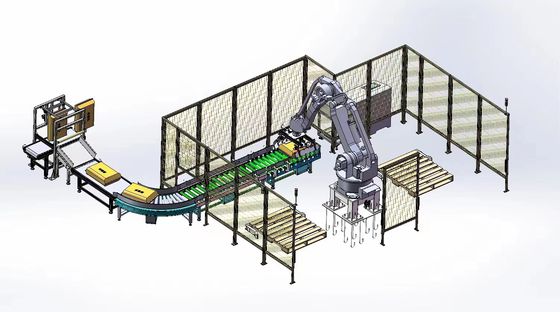 Bao bì điện robot và thiết bị phalet hóa tốc độ cao với các pallet xếp chồng