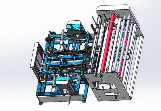 Máy bọc cuộn vải tự động PE Film Pillow Winding Packing Machine