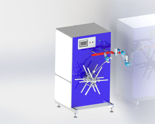 Máy cuộn ống ống cao su tự động Chi tiết năng lượng chính xác cao