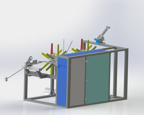Máy cuộn ống HDPE nhựa LDPE Máy cuộn ống một hoặc hai trạm tự động