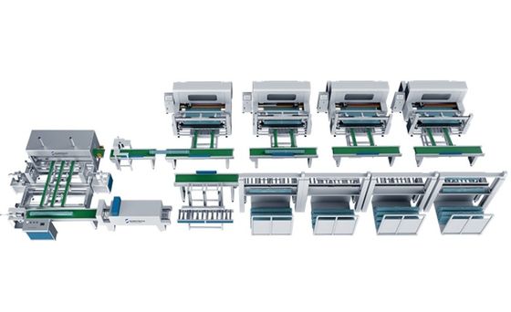Máy đóng gói cuộn vải tự động điện cho lõi gối dệt
