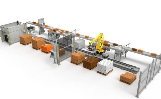 Palletizer và Depalletizer robot tự động cho bao bì phim túi carton