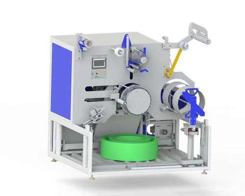 Máy cuộn dây polyester PET tự động với hệ thống palletizing không người lái