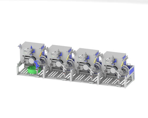 Máy cuộn dây PET hoàn toàn tự động với Max OD 820mm và Hệ thống phalet hóa tự động tích hợp