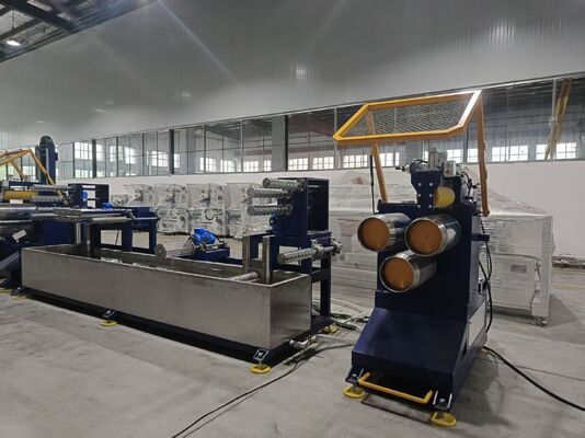Hệ thống loại bỏ nước hai giai đoạn cho sản phẩm khô trước khi cuộn